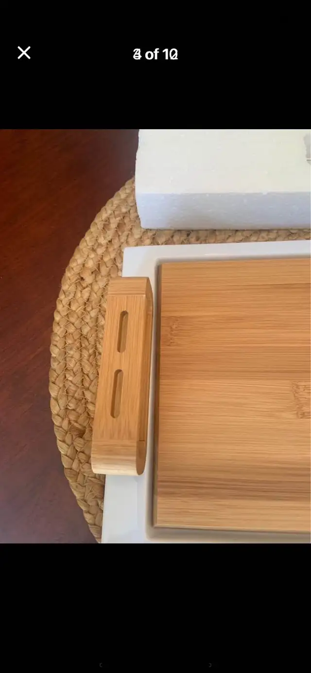 NEW MODERN 'PIER1 IMPORTS BUFFET STYLE• 4 PIECE CHEESE TRAY  ! in Kitchen & Dining Wares in Mississauga / Peel Region - Image 4