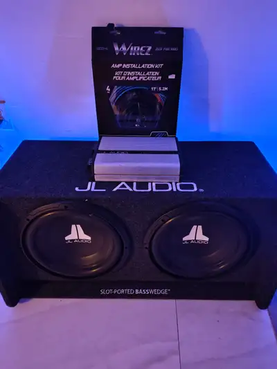 elling a complete car audio setup, perfect for anyone looking to upgrade their bass without buying e...