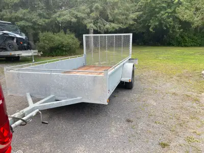 Year 2021 - Hot Dipped Galvanized - 3,500 lb. EZ-lube Drop Axle - ST205/75R14 Tires - Galvanized Rim...