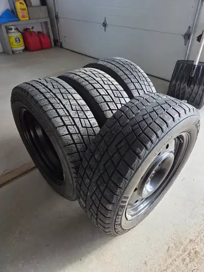 4 - 205/60 R16 tires and rims in excellent condition. Off of 2023 Nissan Kicks. Bought new vehicle....