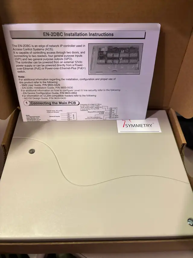 Amag Symmetry EN-2DBC Edge Network Door Control Module NEWNEW in Other in Markham / York Region - Image 2