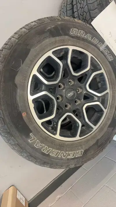 ✅ Excellent condition – only used for one winter ✅ OEM Ford rims, no damage or curb rash ✅ Tires are...