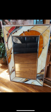 Artistic Stained Glass Mirror (2)