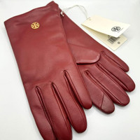 Tory Burch leather tech gloves (M)