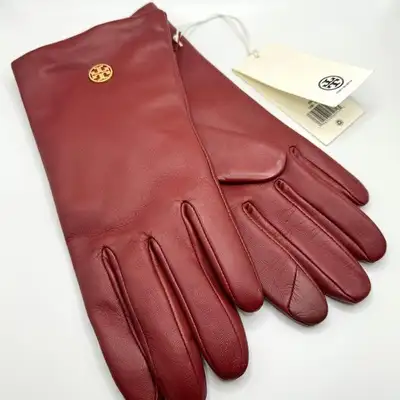Tory Burch leather tech gloves (M), View more