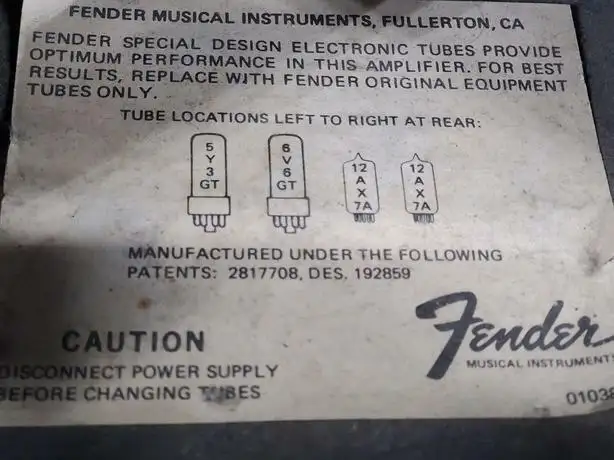 1968 Fender VibroChamp Class 'A' Tube Amp $1,400.68 in Amps & Pedals in Ottawa - Image 3