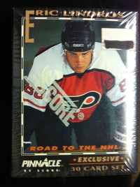1992-93 Pinnacle .. ERIC LINDROS - ROAD to the NHL (30 card set)