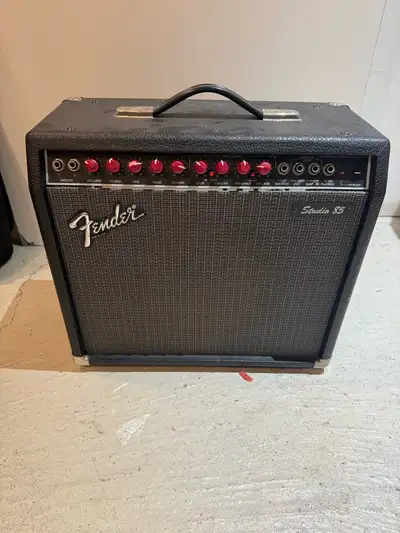 Fender Studio 85 amp. Great for a beginner or home studio. Open to trades