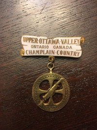 Upper Ottawa Valley - Champlain Orienteering Pin Back