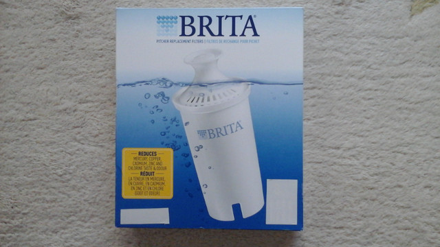 BRITA PITCHER REPLACEMENT WATER FILTERS in Kitchen & Dining Wares in West Island