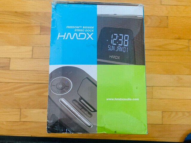 HMDX Audio MX-B710 Bluetooth Alarm Clock with Docking station in General Electronics in Markham / York Region - Image 3