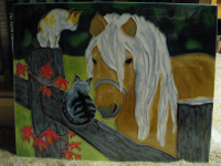 Horse and Cat Tile