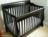 Convertible crib/toddler and bed