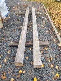 Poutres de bois lamellé compressé (psl) 7x5 et 11pi de long