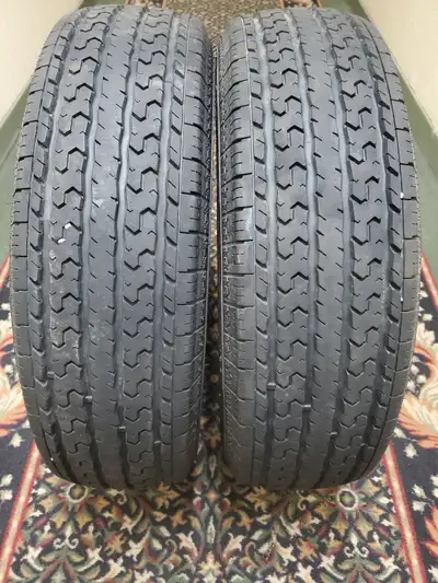 2 Ultra CRT ST205/75R14 LOAD RANGE C Radial Tires. Tires are in excellent condition. No weather crac...