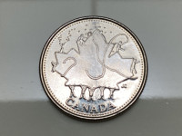 MONNAIE 2002 FÊTE DU CANADA 25 cents CANADA DAY COIN