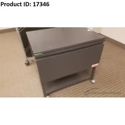 Single Drawer Legal File Caddy Cart