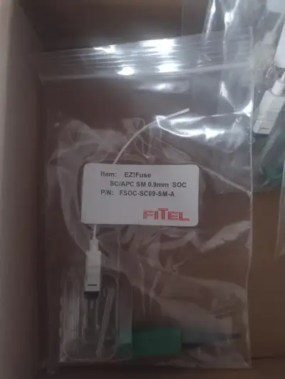 FITEL OFS Optics FSOC-SC09-SM-A-20 EZ!Fuse, SC/APC SM 0.9mm SOC, View more