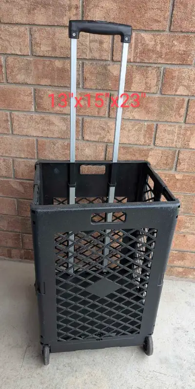 Four-wheel folding shopping cart, View more