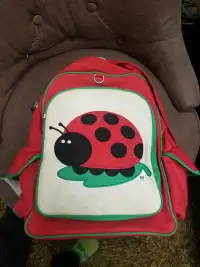 Beatrix New York Ju-Ju Ladybug Backpack Bag Red Green