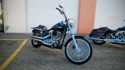 49886 km - $11025.00 - Blacked-Out Custom Look, Twin Cam Power! Ride old-school cool with modern att...