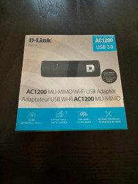 Dlink AC1200 MU-MIMO Wi-Fi USB Adapter
