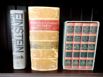 Antique Books -All About Einstein , 1940 Ontario Law Book, View more