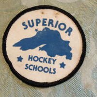 Vintage Hockey School Patches