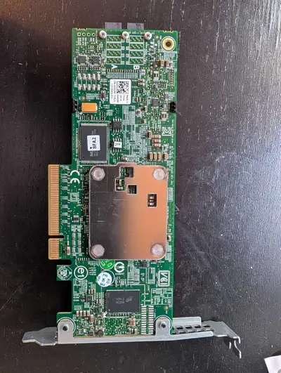 Dell perch H730 PCI-E RAID card with battery backup, View more