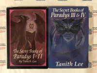 HC "The Secret Books of Paradys 1-4" by: Tanith Lee