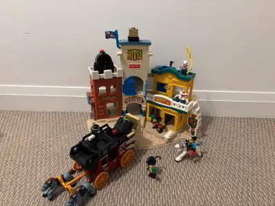 Vintage Fisher Price Western Town , View more