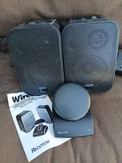 Recoton Wireless Speaker System W440, View more