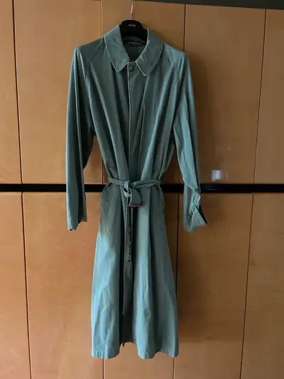 Vintage 80s Polo Ralph Lauren Made in USA Cotton Trench Coat  -L, View more