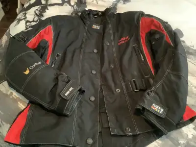 Ensemble de moto pour femme, grandeur 38 (medium), en Gore-Tex et Cordura, respirant et imperméable...