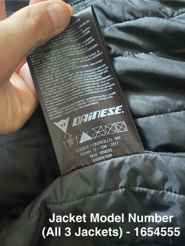 Dainese D-Dry Motorcycle Suit - Barely Used ($1,200+ MSRP) in Motorcycle Parts & Accessories in Trenton - Image 8