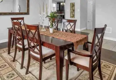 Free | Wooden Dining Table, View more