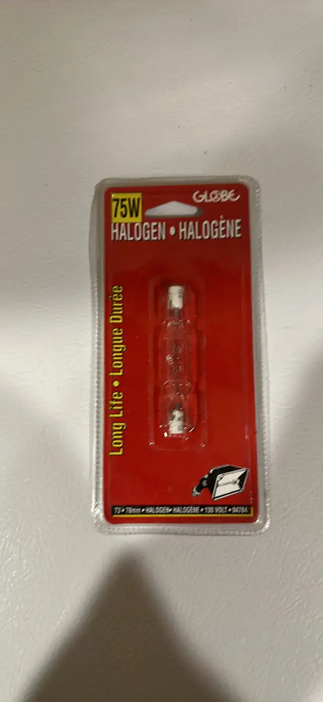 T3 78 mm 75 Watt Halogen Bulb in Indoor Lighting & Fans in Ottawa - Image 3