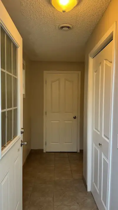 Beautiful Walk-Up Panorama basement for rent with 2 bedrooms, full bath, kitchen, living room, outdo...