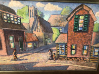 Vintage Oil Painting by Henderson plus Vast Art Collection