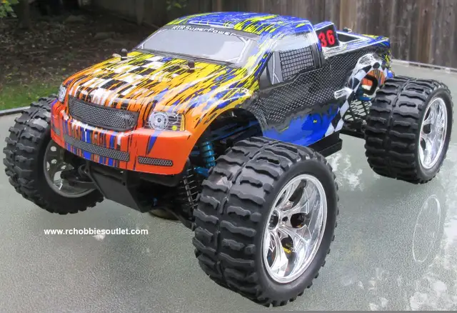 New  RC  Monster Truck TOP2 Brushless 3S LIPO  1/10 Scale 4WD in Hobbies & Crafts in Oshawa / Durham Region - Image 5