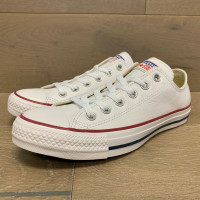 Converse   Chuck Taylor White Low Leather   ⎮Mens 10 US