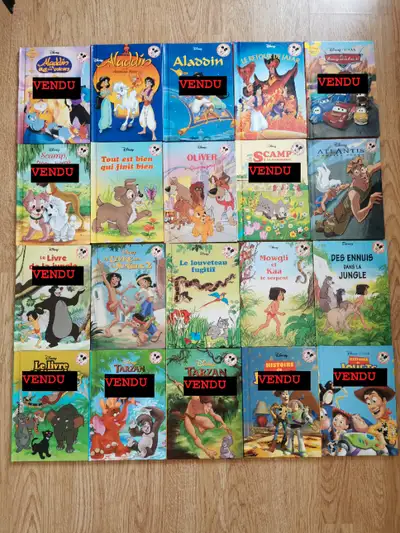 MILIEU SANS ANIMAUX ET SANS FUMÉE AUCUNE LIVRAISON PHOTOS 1 à 3 Livres du Club Mickey de Disney, à l...