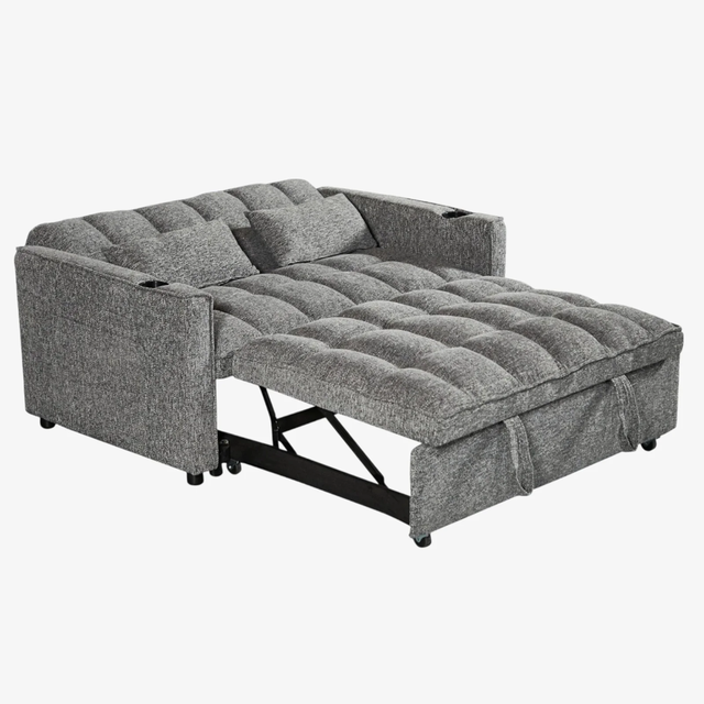 New Grey Sofa Bed In Fabric Upholstered In Huge Sale in Couches & Futons in Peterborough - Image 2