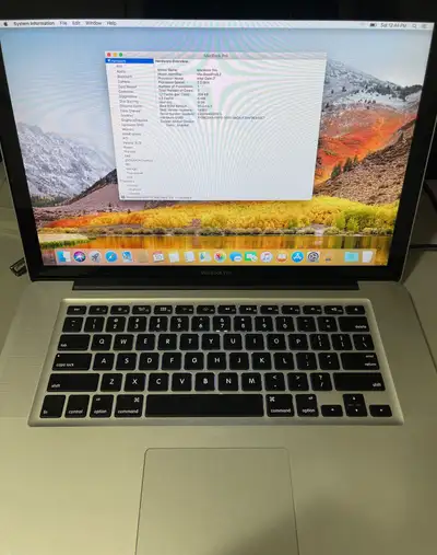 Apple MacBook Pro 2011 15 inch intel Core i7, RAM: 8GBs STORAGE: 500GB, For details, please refer to...