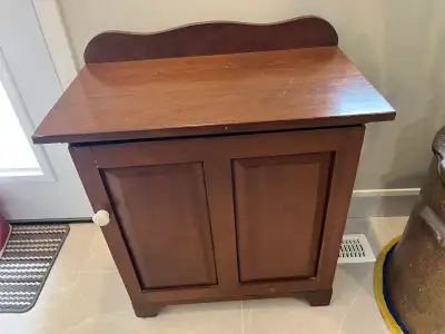 Antique Wood Cabinet, View more