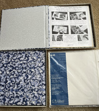 2 CR Gibson Scrapbooks or Photo Albums + 5 packages of refills