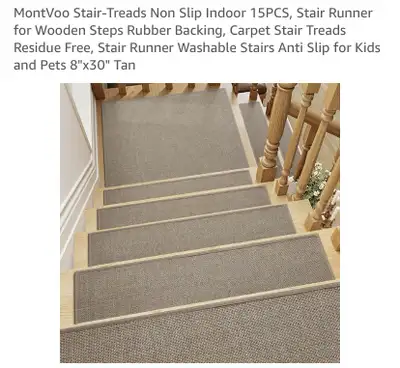 New Carper Stair Treads 15 Pieces, View more