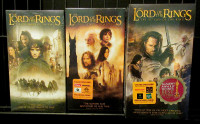 Lord of the Rings Trilogy Theatrical Editions VHS x3 NEW &SEALED