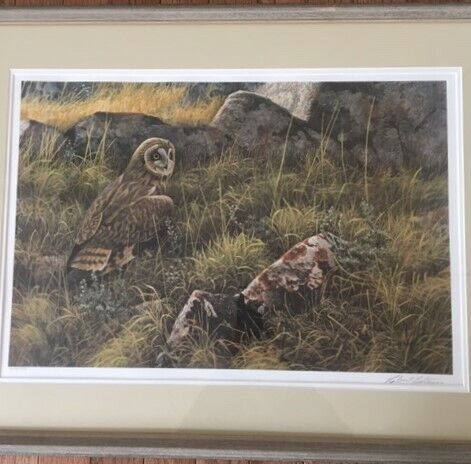 Robert Bateman - signed numbered framed print of owl in Arts & Collectibles in Oshawa / Durham Region - Image 3