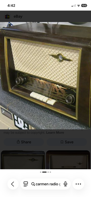 Antique radio 1950's, View more